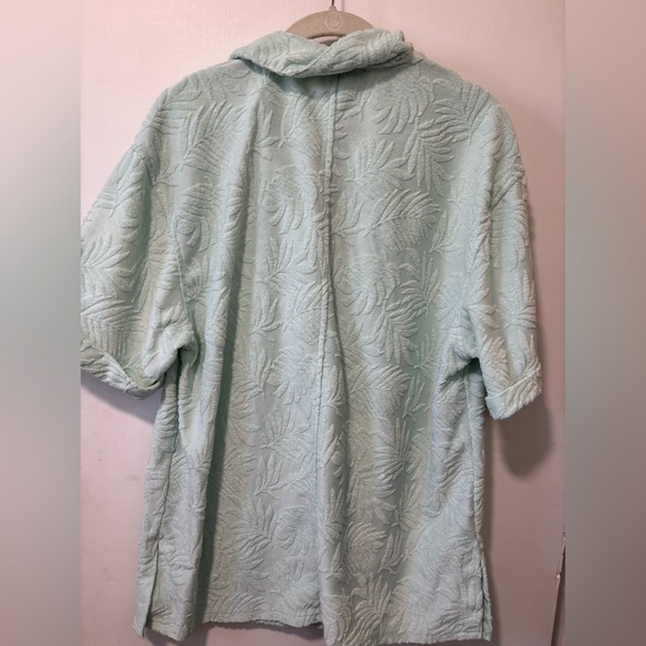 7 Seven For All Mankind Beach Summer Set Terry Cloth Shirt Shorts 2 Piece Size M - Picture 4 of 11